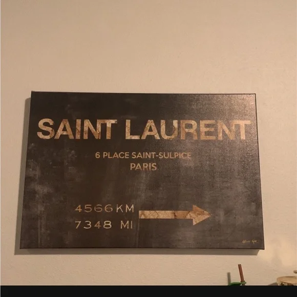 オリバーガル Yves Saint Laurent Oliver Gal | Wall Decor | Saint Laurent Painting By Oliver